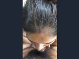 Bhabhi's hot blowjob in Indian video