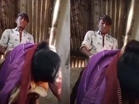 Desi bhabhi from village gets fucked in outdoor doggy style