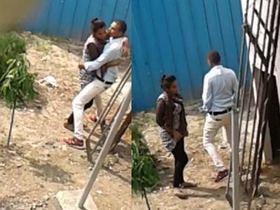 Quick outdoor sex with a stranger