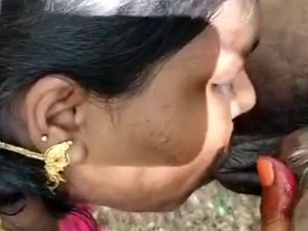 Bhabhi with a sexy ass gets naughty outdoors