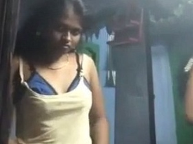Nude Indian girl Tricia changes into sexy lingerie in solo video