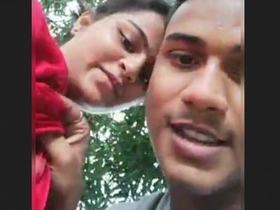 Desi couple's steamy outdoor romance in the village