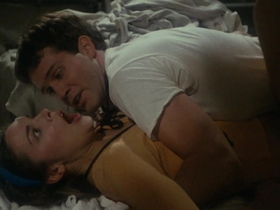 Kim Catherall's retro sex scene with piglets