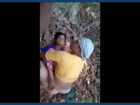 Randi gets naughty in the woods for your viewing pleasure