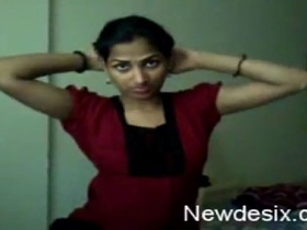Tamil girl gets naked in the pool and shows off her curves