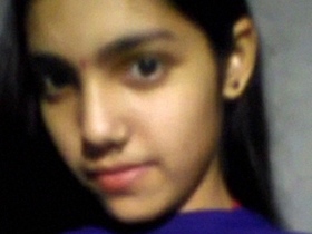 Indian teenager teases with her boobs in camisole