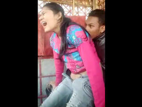 Young couple shares their first outdoor sexual experience in a video