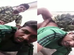 Tamil outdoor sex: A hot couple gets it on in the village