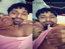 Tamil boobs and big boobs in Tamil-Malayalam sex video