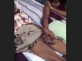 Senior and junior couple have steamy sex