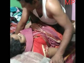 Desi wife gives her husband's father a blowjob and anal in lw