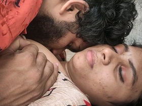 Navel kissing and boob press in VAISHNAVA video