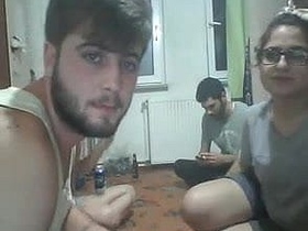 Turkish college students have sex in the fog after getting fucked