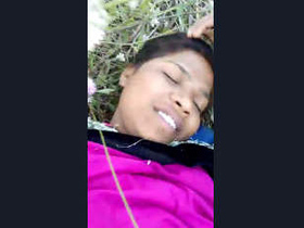 Outdoor sex with a village girl