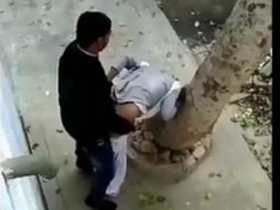Desi schoolgirl gets fucked in doggy style by her boyfriend