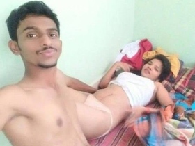 Young couple having passionate sex
