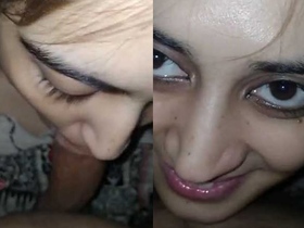 Pakistani babe with big boobs enjoys a creamy surprise