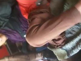 Desi MILF gets public sex in running truck..