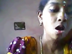 Indian AP gilr gets naughty on camera