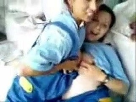 Girls indulge in mutual oral pleasure, causing their nipples to become erect