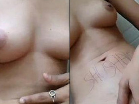 Desi baby doll indulges in sensual fingering and self-pleasure