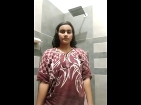 Undressing a girl from Kerala in a steamy video