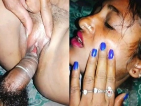 Horny wife indulges in midnight sex with her husband while everyone is asleep