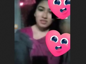 Beautiful Bangladeshi Asian girl masturbates with her fingers