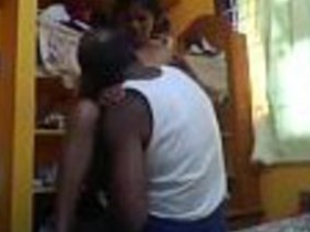 Indian maid and her boss indulge in steamy sex in the kitchen