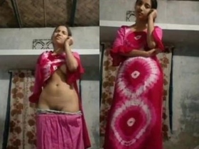 Shy girl shows off her body and gets naughty