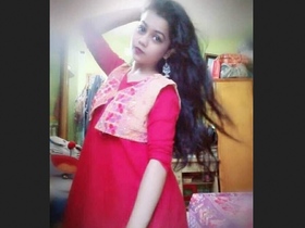 Cute and horny girl gets naughty in this video