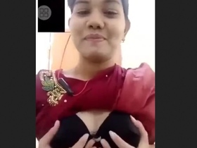 Cute girl with big boobs and tight pussy gets naughty on camera