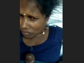 Desi wife gives a sensual blowjob and pussy licking