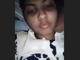 Cute Indian teenager demonstrates masturbation techniques