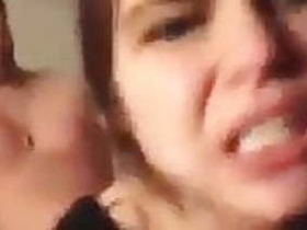 Homemade doggystyle video of a blonde getting fucked hard