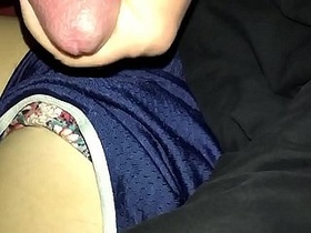 Cum on p. Trouble's bed after a wild night