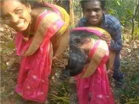 Indian babe Odia gets wild outdoors