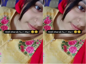 Indian amateur girl flaunts her big boobs and pussy in part 3