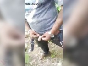 Desi girl gets wild with group sex in the woods