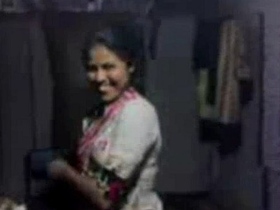 Young woman's breasts fondled and sucked