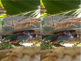 Exclusive Desi couple enjoys outdoor sex in MMS Part 5