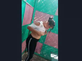 Girlfriend indulges in outdoor masturbation with her lover