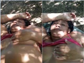 Desi Bhabhi's outdoor adventure with a lover