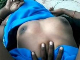 Desi GF gets outdoor sex on a picnic blanket