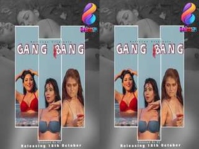 Exclusive gangbang with hot babes getting fucked hard