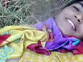 Desi babe and her boyfriend enjoy each other's company in the great outdoors