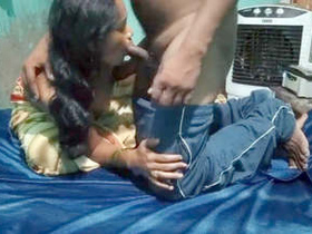 Desi bhabhi gives a blowjob and gets fucked