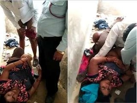 Desi couple gets caught by security boy while having sex