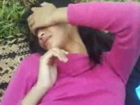 College student gets naughty outdoors