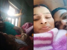 College girl gets her boobs pressed by her boyfriend